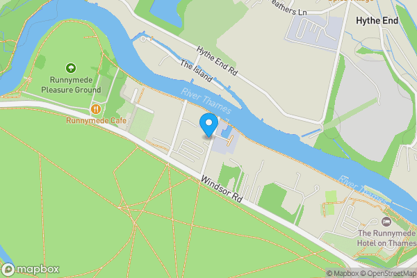 Map location for Land adjoining 1 Yard Mead, Egham, TW20 0AB