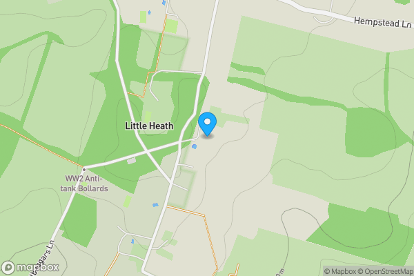 Map location for Little Heath Farm, Little Heath Lane, Potten End, Berkhamsted, HP4 2RY