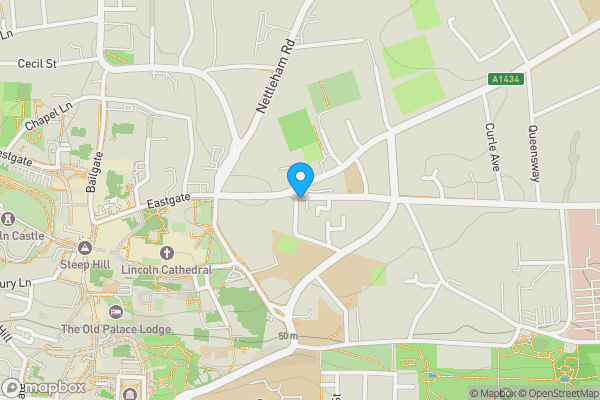 Map location for 1, Greetwell Gate, LINCOLN, Lincolnshire, LN2 4AW