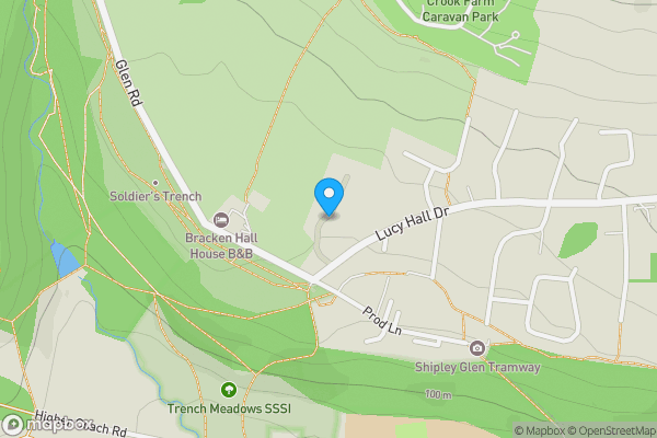 Map location for Sunhill Drive, Baildon, West Yorkshire, BD17 5BL