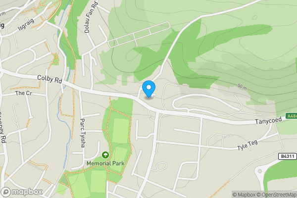 Map location for Cwm Ivor Road, Burry Port, Carmarthenshire, SA16 0TA