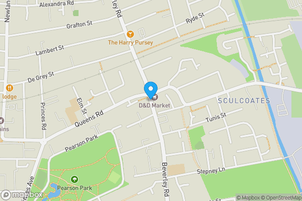Map location for Dene Park Sports Club, Beverley Road, Dunswell, Hull, East Riding Of Yorkshire, HU6 0AA