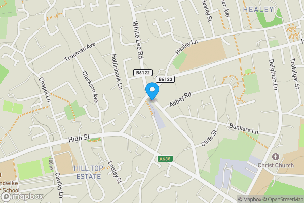 Map location for 3 Common Road, Heckmondwike, Batley, WF17 7QL