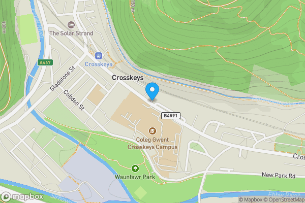 Map location for 98 Risca Road, Cross Keys, Newport, Gwent, NP11 7DH