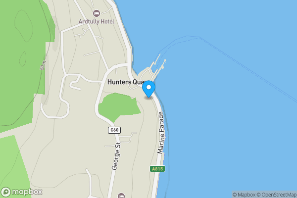 Map location for 247 Marine Parade, Hunters Quay, Dunoon PA23 8HJ