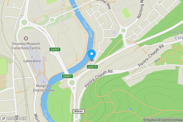 Map location for 36 Royal Sovereign Apartments, Phoebe Road, Copper Quarter, Swansea, SA1 7FH