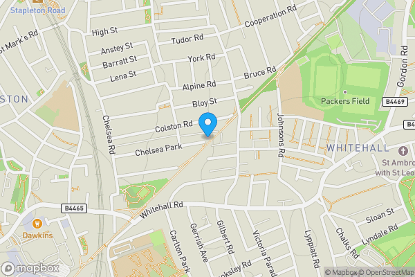 Map location for 104 Chelsea Park, Bristol, Avon, BS5 6AQ