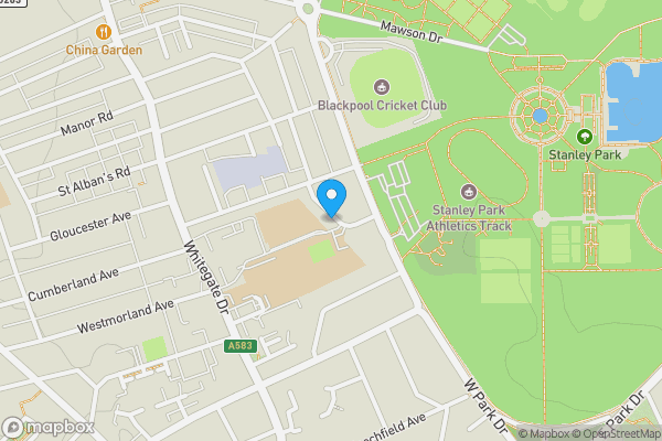 Map location for West Park House 7-9, Wilkinson Avenue, Blackpool, Lancashire FY3 9XG