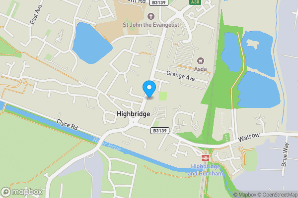 Map location for 4 Bishops Place Church Street, Highbridge, Somerset, TA9 3EB