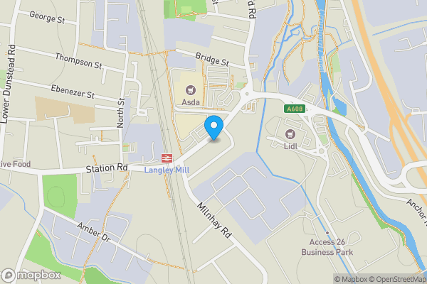 Map location for 170 Station Road, Langley Mill, Nottingham NG16 4AB