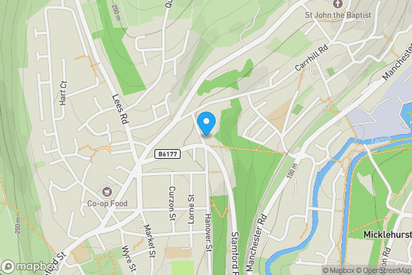 Map location for 20 Egerton Street, Mossley, Ashton-Under-Lyne OL5 0QR