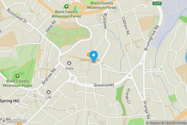 Map location for Civic Chambers (Phase 1), Great Cornbow, Halesowen, B63 3AE