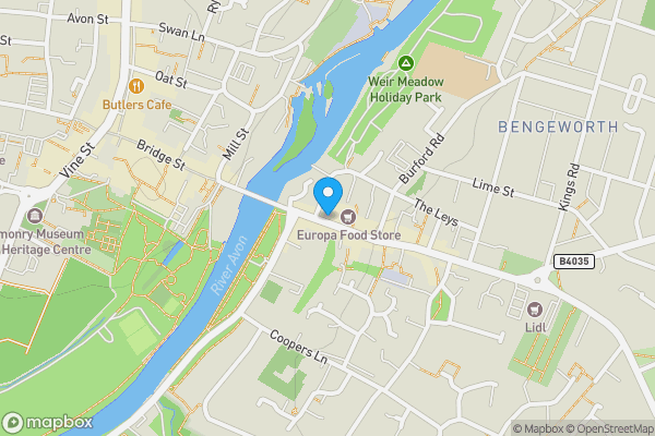 Map location for 17 Port Street, Evesham, Worcestershire, WR11 3LD