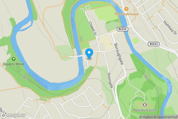 Map location for 5 Holme Court, Appleby-In-Westmorland, Cumbria CA16 6QT