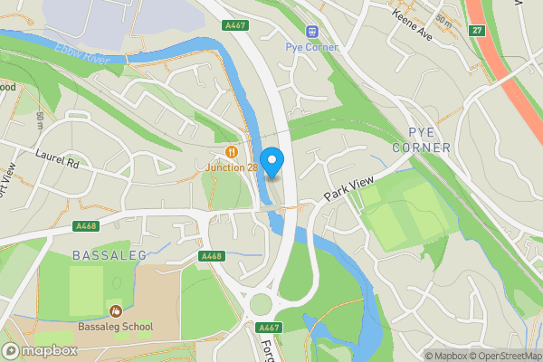 Map location for Forge Mews, Newport, Gwent, NP10 8NE