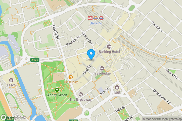 Map location for 51 East Street, Barking, Essex, IG11 8EJ