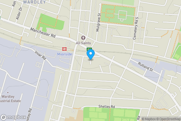 Map location for Burns Avenue, Manchester, Lancashire, M27 9UH