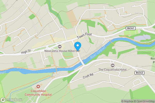 Map location for Bridge Street, Rothbury , NE65 7SE