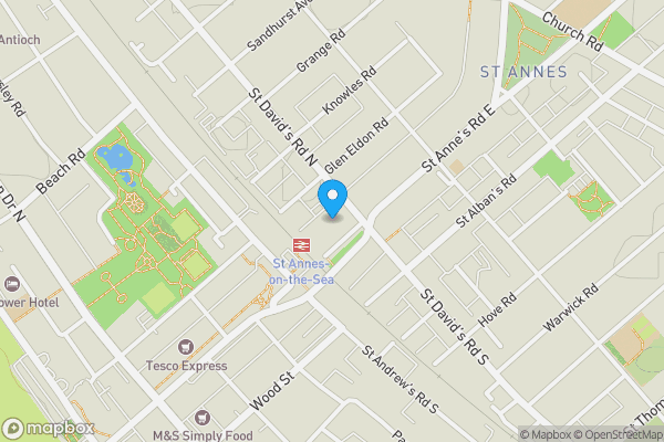 Map location for St. Annes Road East, LYTHAM ST. ANNES, FY8 1TA