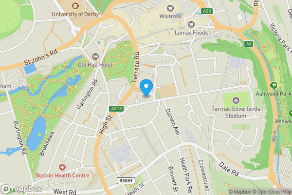 Map location for Hardwick Hall, Hardwick Square South, Buxton SK17 6PY