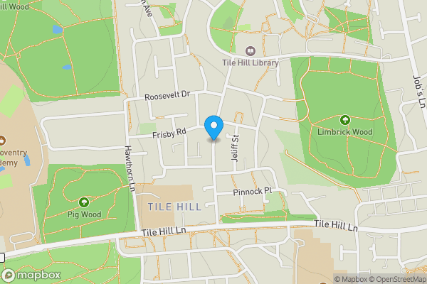 Map location for Bushberry Avenue, Coventry, West Midlands, CV4 9NR