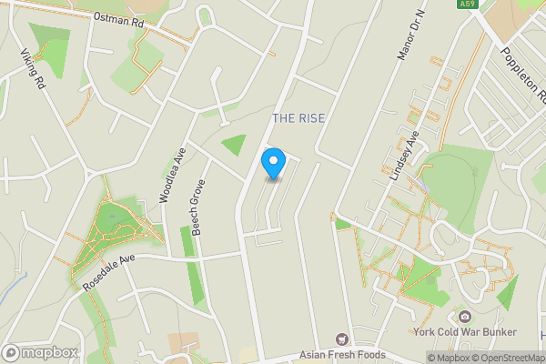 Map location for 47 Barlow Street, York, North Yorkshire YO26 5HS