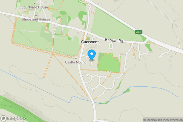 Map location for St. Tathans Place, CALDICOT, NP26