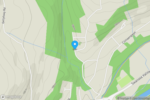 Map location for Five Freehold Garages Pencwmdu, Pontardawe, Swansea, West Glamorgan, SA8 4QX