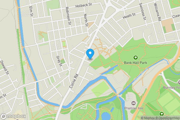 Map location for 12-14 Hallwell Street, Burnley BB10 3AH