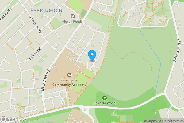 Map location for 44 Bede House Castle Green, Sunderland, Tyne and Wear, SR3 3HL