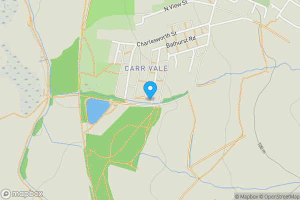 Map location for 82 Scarsdale Street, Bolsover, Chesterfield, Derbyshire, S44 6JW