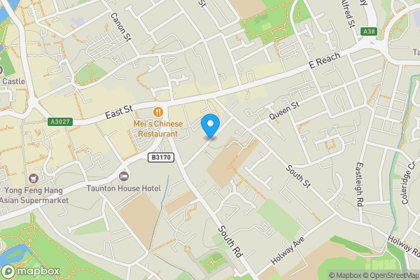 Map location for Alma Street, Taunton, Somerset, TA1