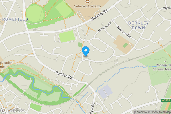 Map location for 39, St. Johns Road, Frome, BA11 2BA