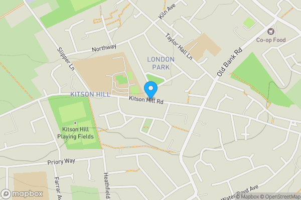 Map location for Kitson Hill Road, MIRFIELD, West Yorkshire, WF14 9EN
