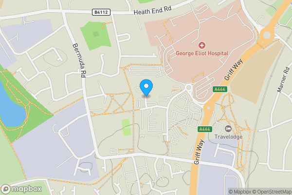 Map location for Unit 7, Goldsmith Way, Eliot Business Park, Nuneaton and Parking Spaces CV10 7RJ
