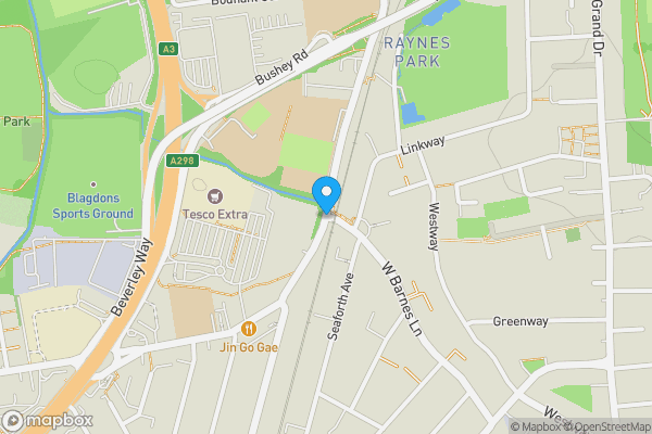 Map location for 58 West Barnes Lane, New Malden, KT3 4PS