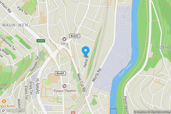 Map location for 57 Hafod Street, Swansea, West Glamorgan, SA1 2HB