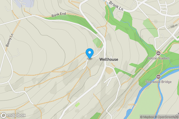 Map location for 52 Upper Wellhouse Road, Golcar, Huddersfield, West Yorkshire, HD7 4EU