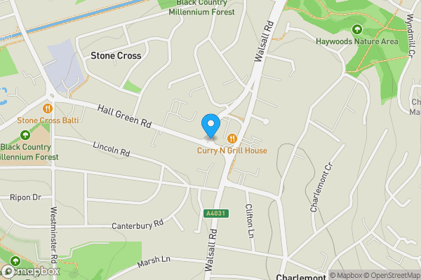 Map location for Walsall Road, West Bromwich, West Midlands, B71 3AZ