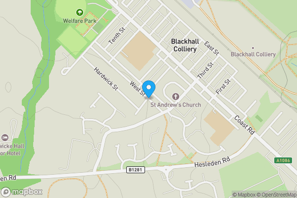 Map location for West Street, HARTLEPOOL, Cleveland, TS27 4LJ