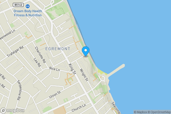 Map location for 27a Egremont Promenade, Wallasey, CH44 8BG