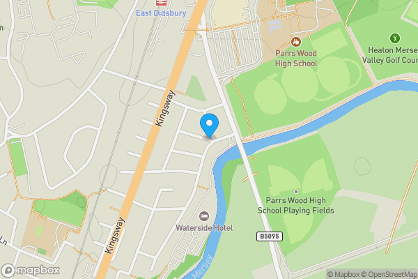 Map location for Glenmere Road, Manchester, M20