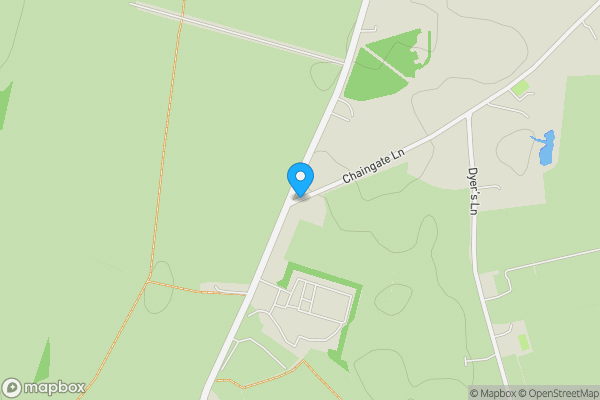 Map location for Chaingate Lane, Iron Acton, BS37