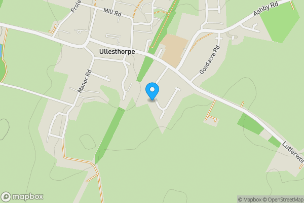 Map location for 34 South Avenue, Ullesthorpe, Leicestershire, LE17 5DG