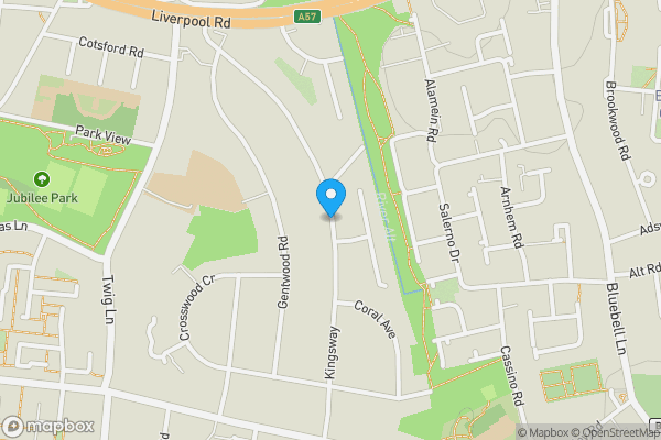 Map location for Kingsway, LIVERPOOL, Merseyside, L36 2PL