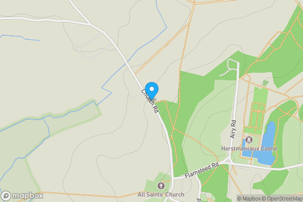 Map location for Flat 10 Herstmonceux Place, Church Road, Herstmonceux, Hailsham, East Sussex, BN27 1RL