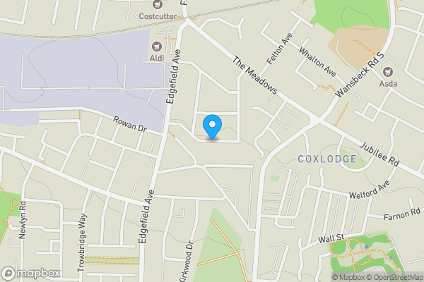 Map location for Cloverfield Avenue, Newcastle Upon Tyne , NE3 3NJ