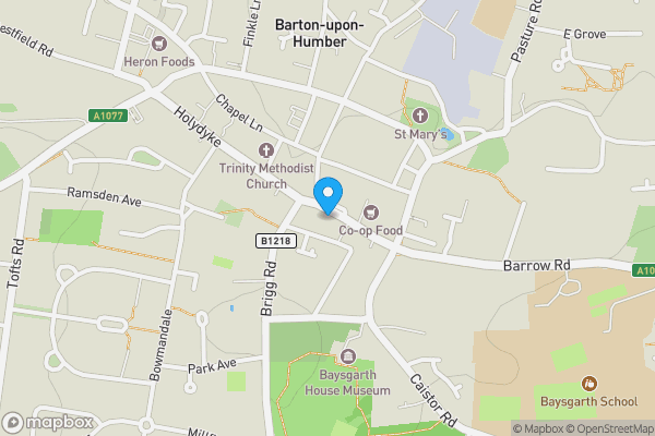 Map location for Humber, North Lincolnshire, DN18 5DA