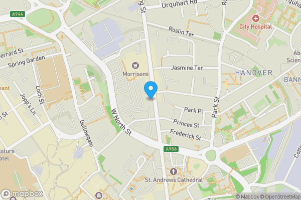 Map location for 163 King Street Aberdeen Aberdeenshire AB24 5AE