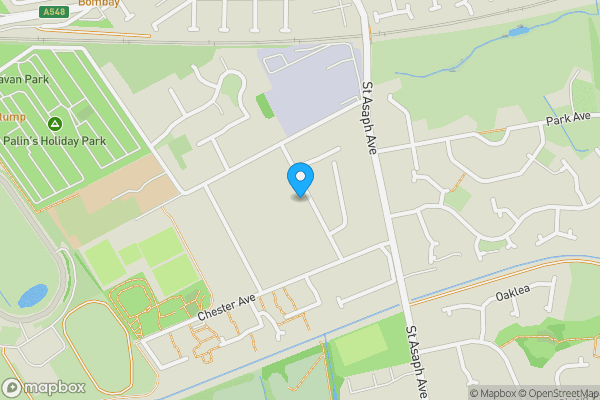Map location for 16 Dulas Avenue, Kinmel Bay, Rhyl LL18 5LB